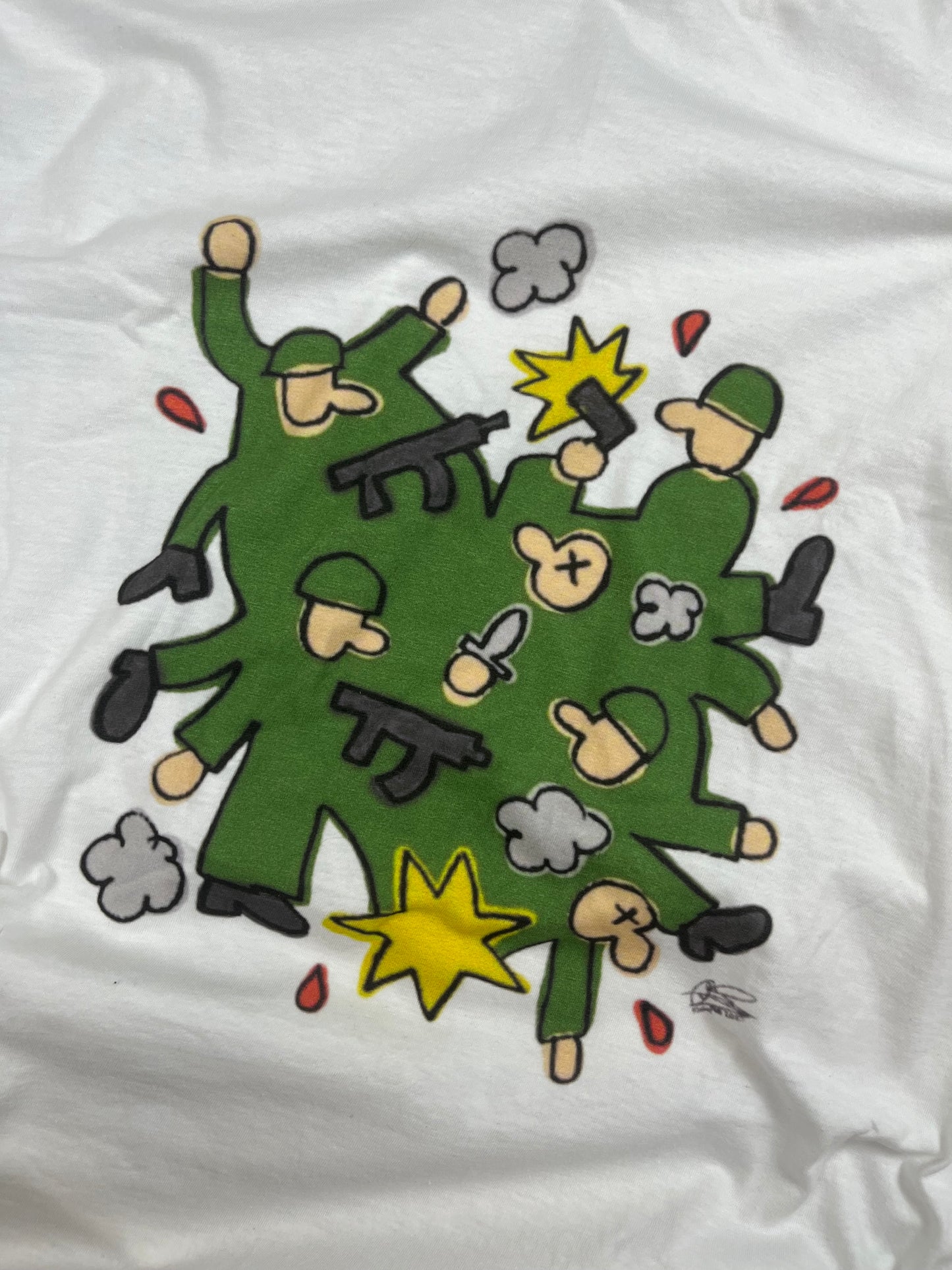 Soldiers Fight Retro USA - Shirt
