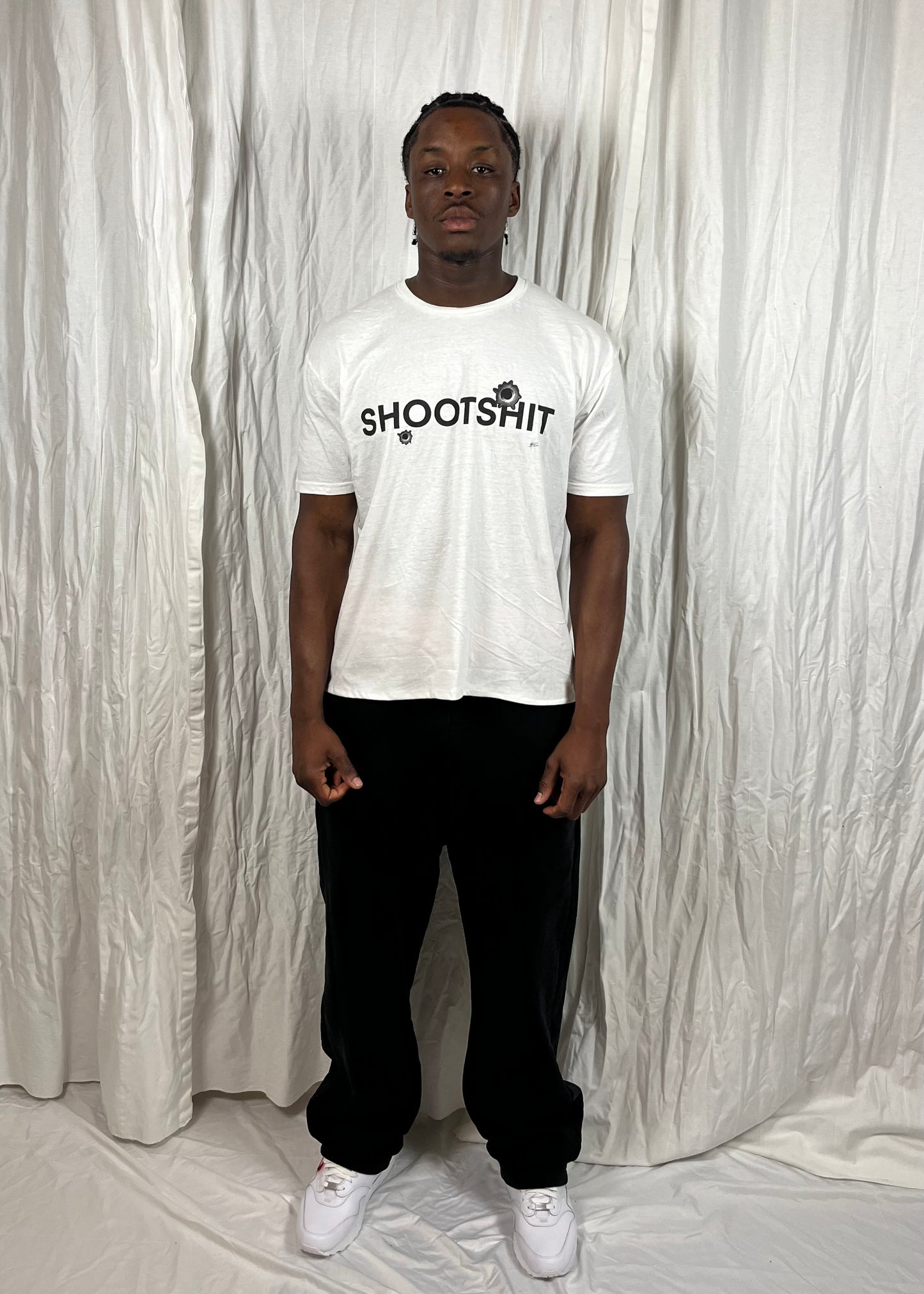 Shootshit Tee White