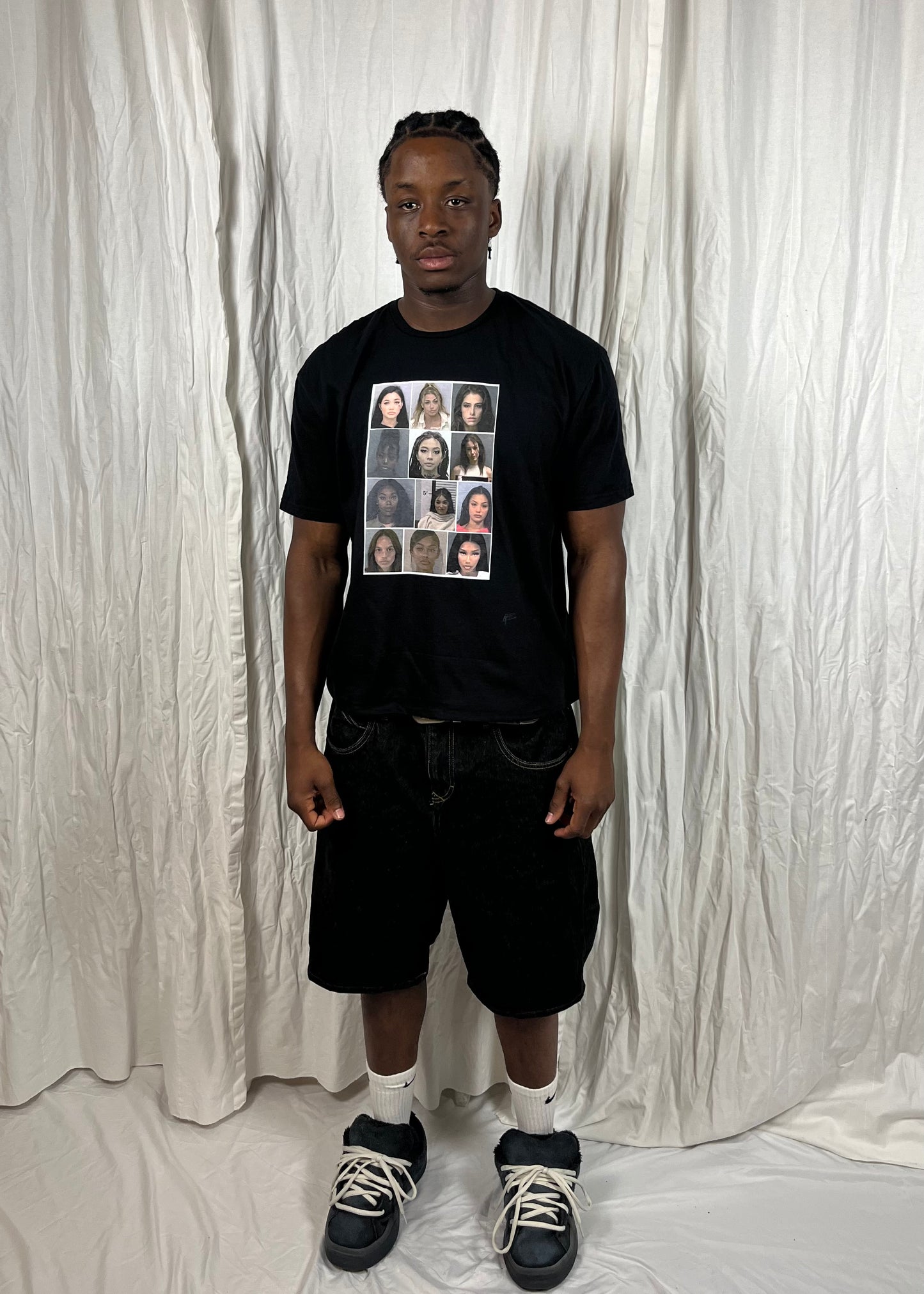 Mugshot Tee Black