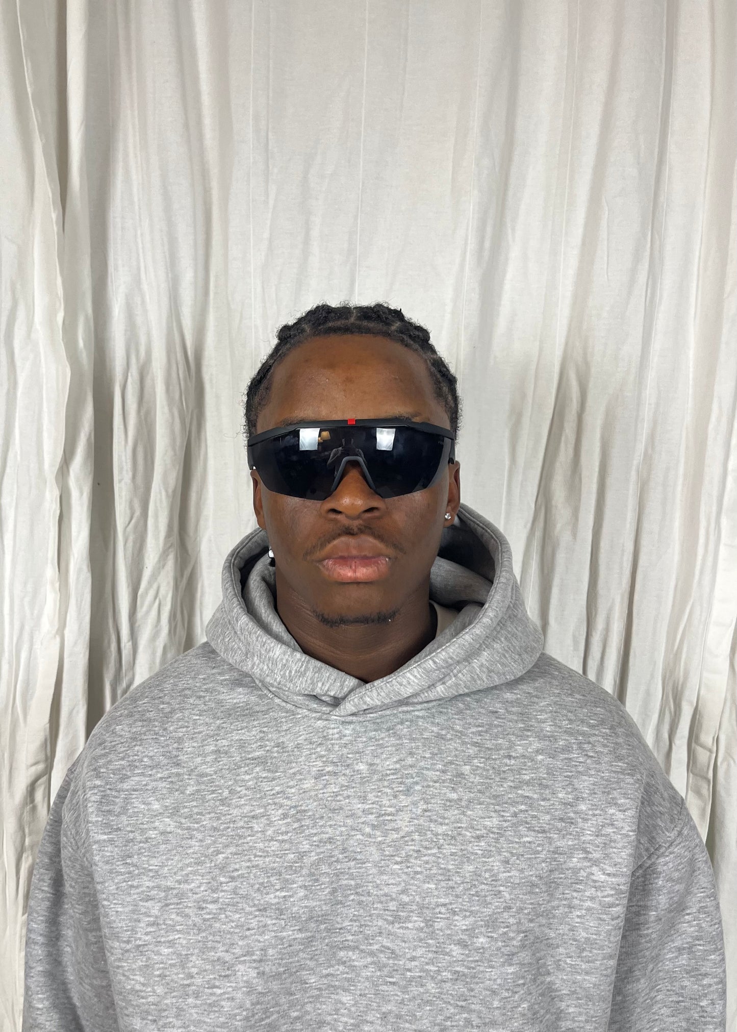 Twin Hoodie - Heather Grey