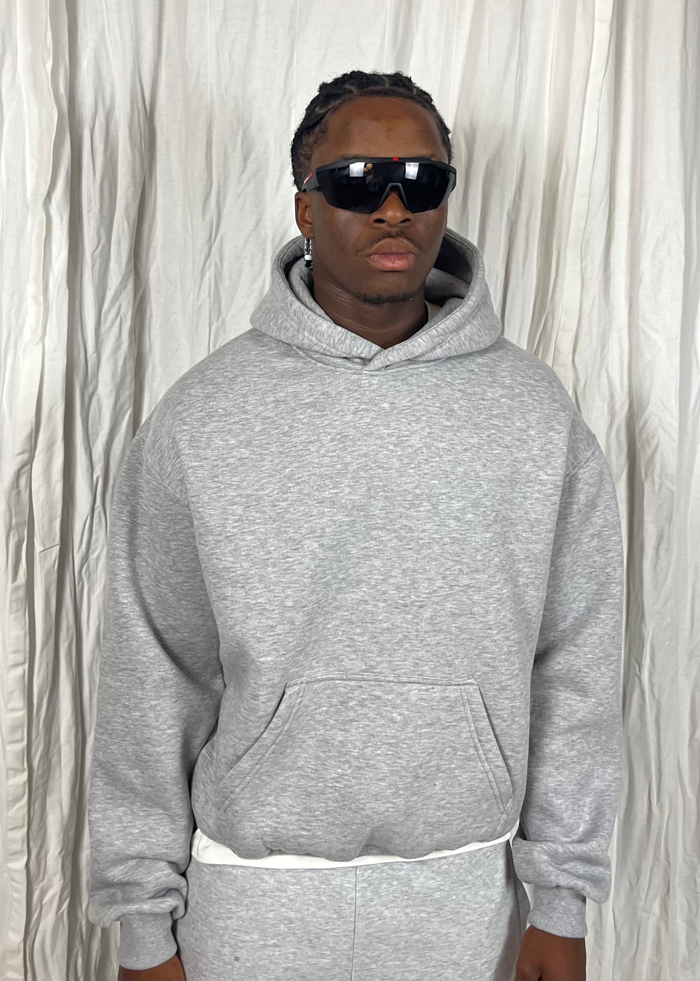 Twin Hoodie - Heather Grey