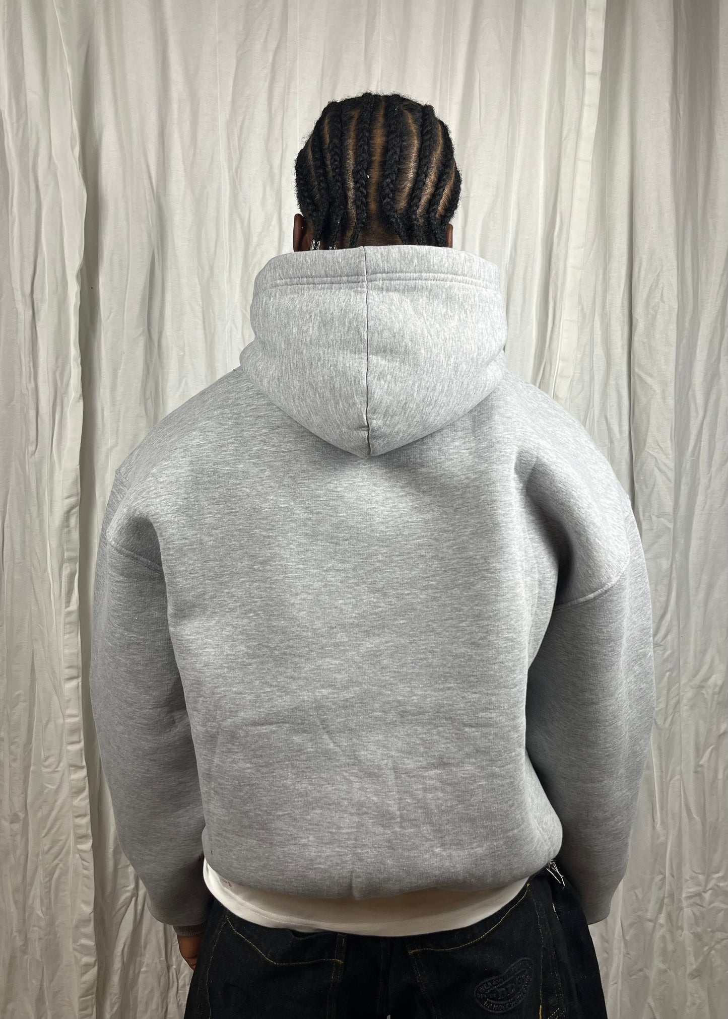 Mugshot Hoodie - Heather Grey