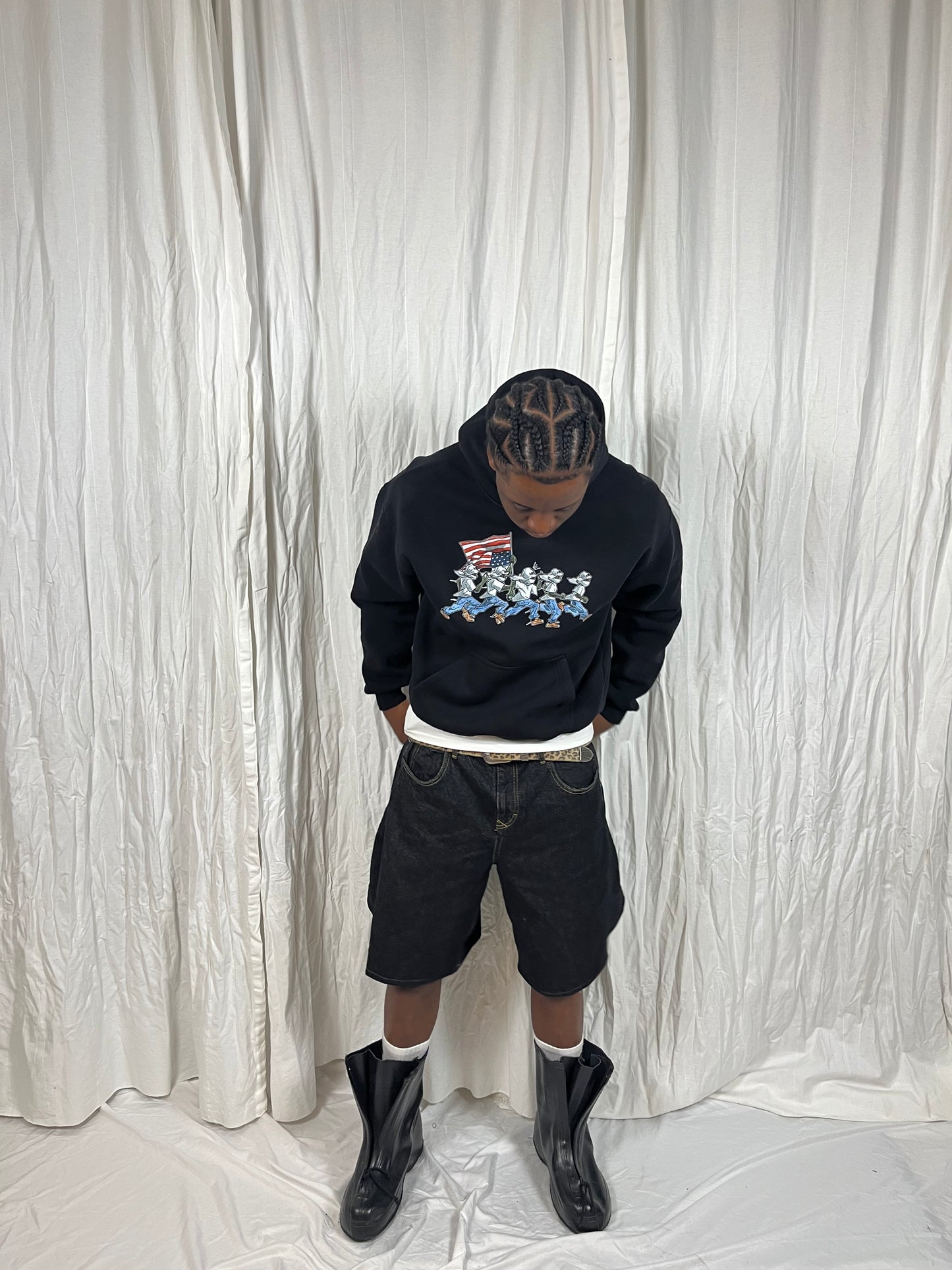 Rocky Runner Hoodie - Black