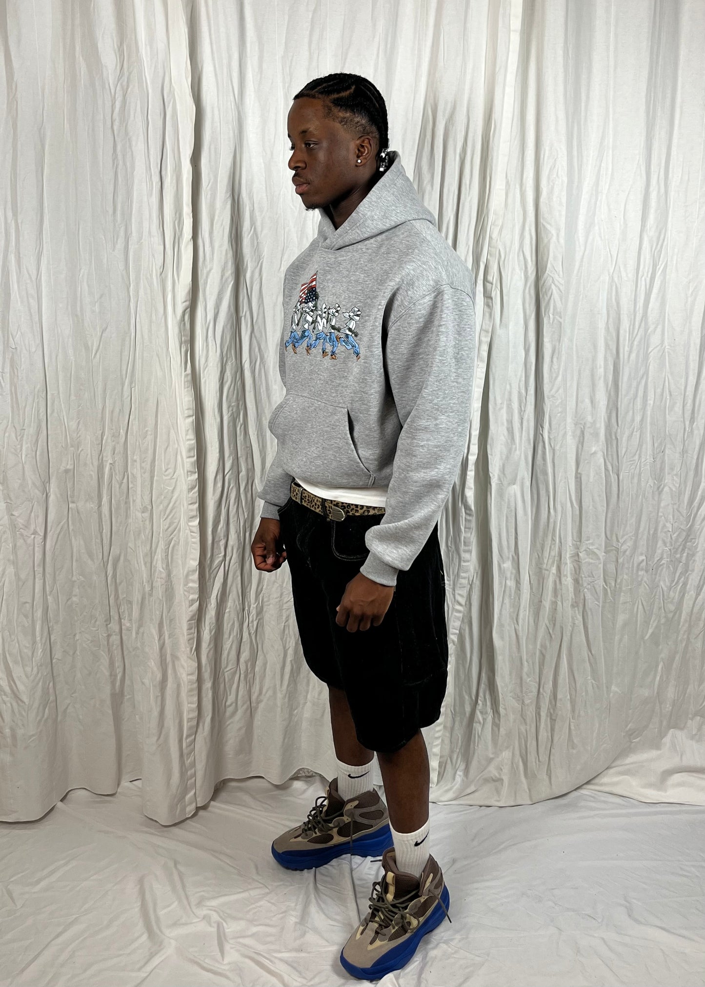 Rocky Runner Hoodie - Heather Grey