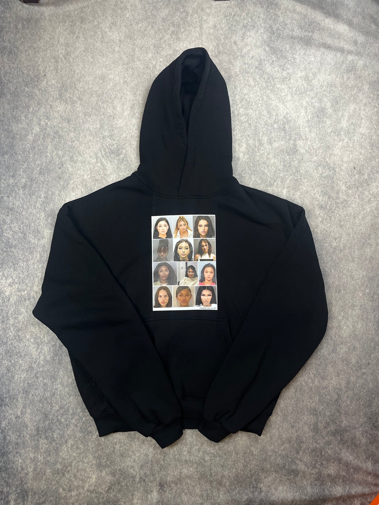 Mugshot Hoodie - Black