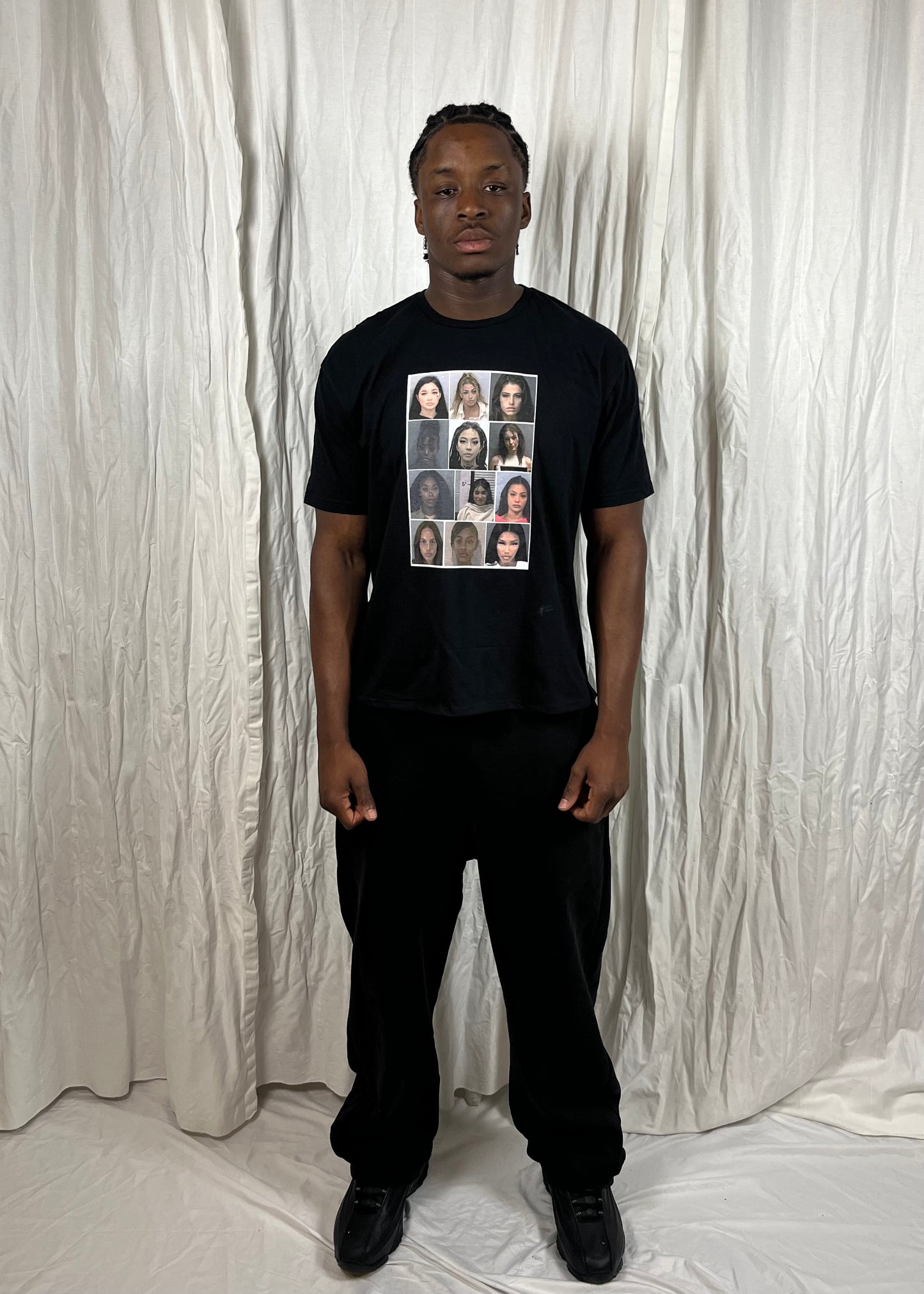 Mugshot Tee Black