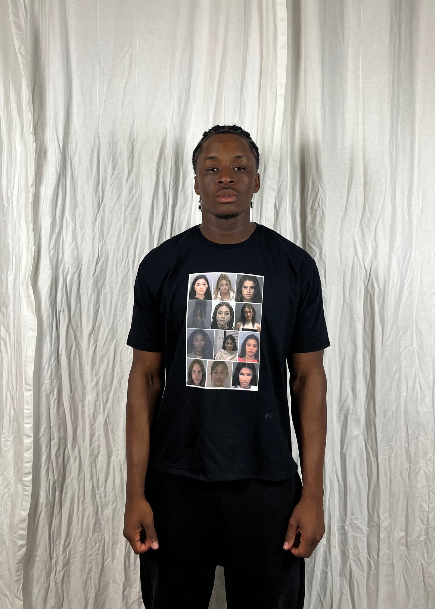 Mugshot Tee Black