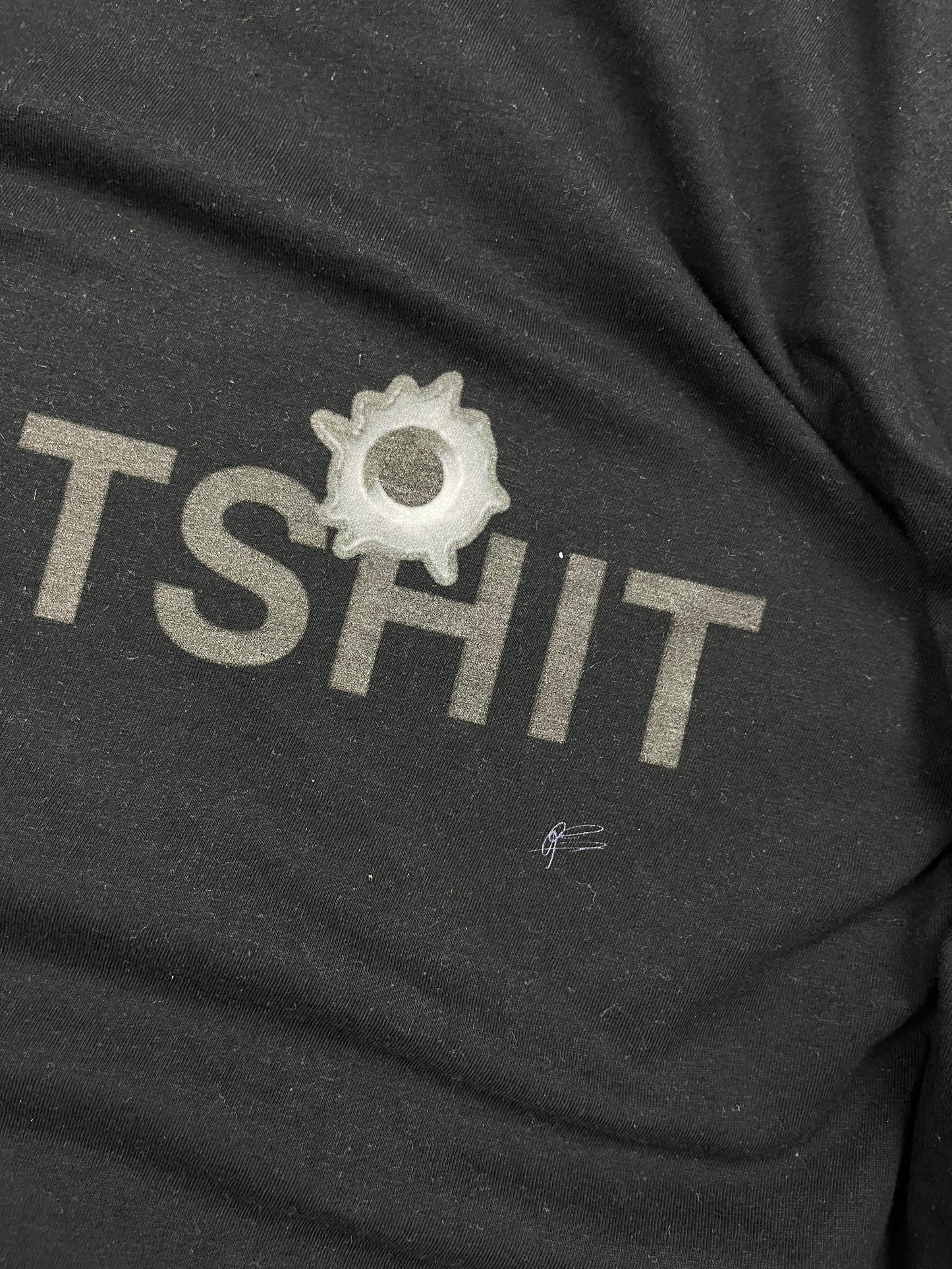 Shootshit Tee Black on Black