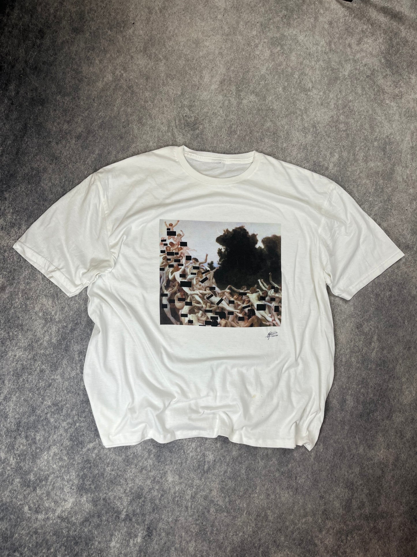 Retro USA Censored Gods- Shirt