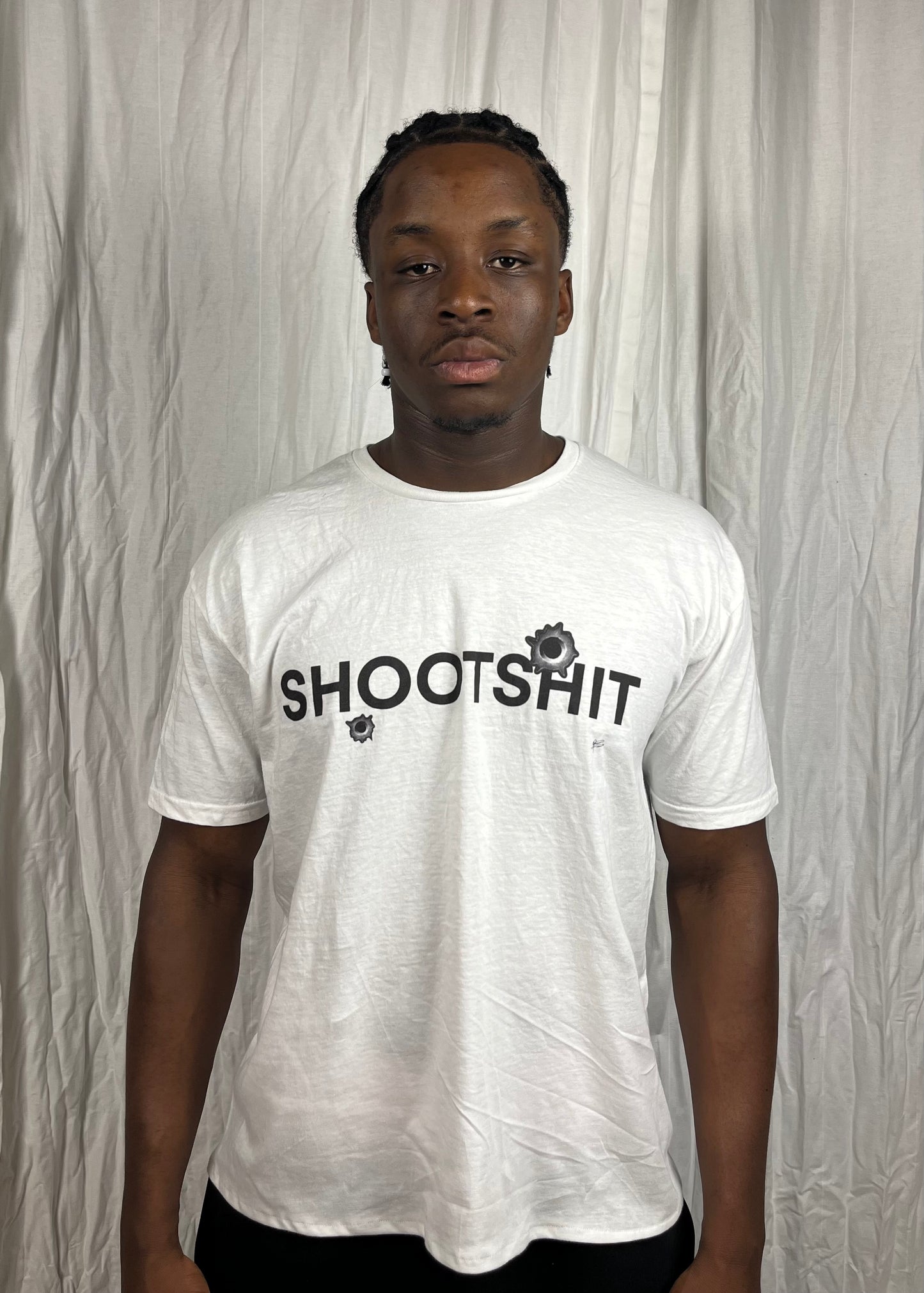 Shootshit Tee White