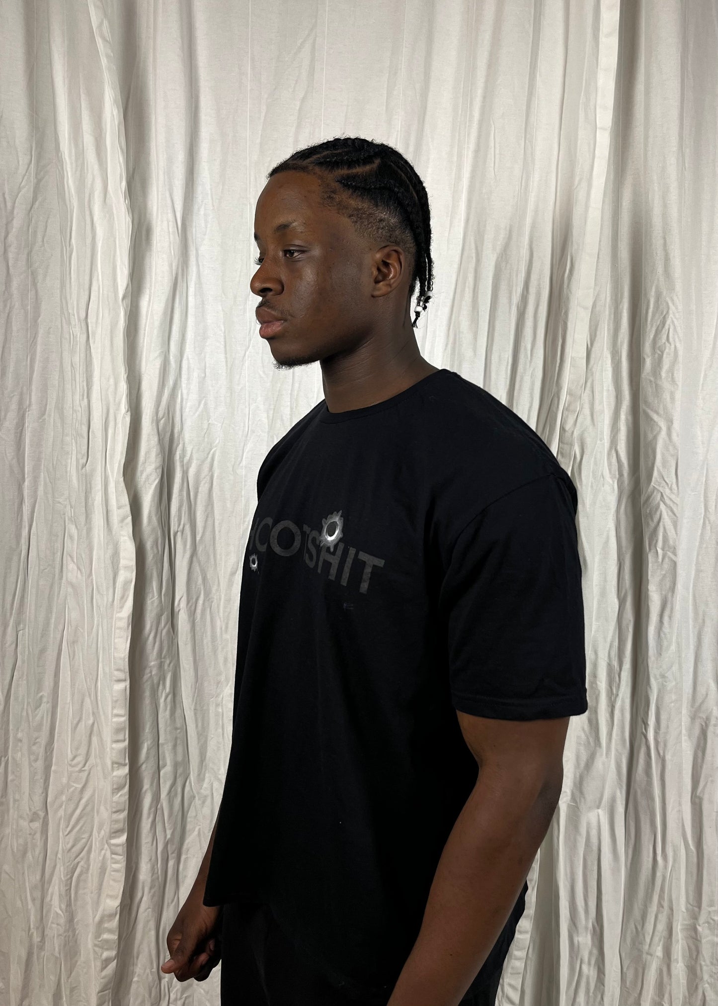 Shootshit Tee Black on Black