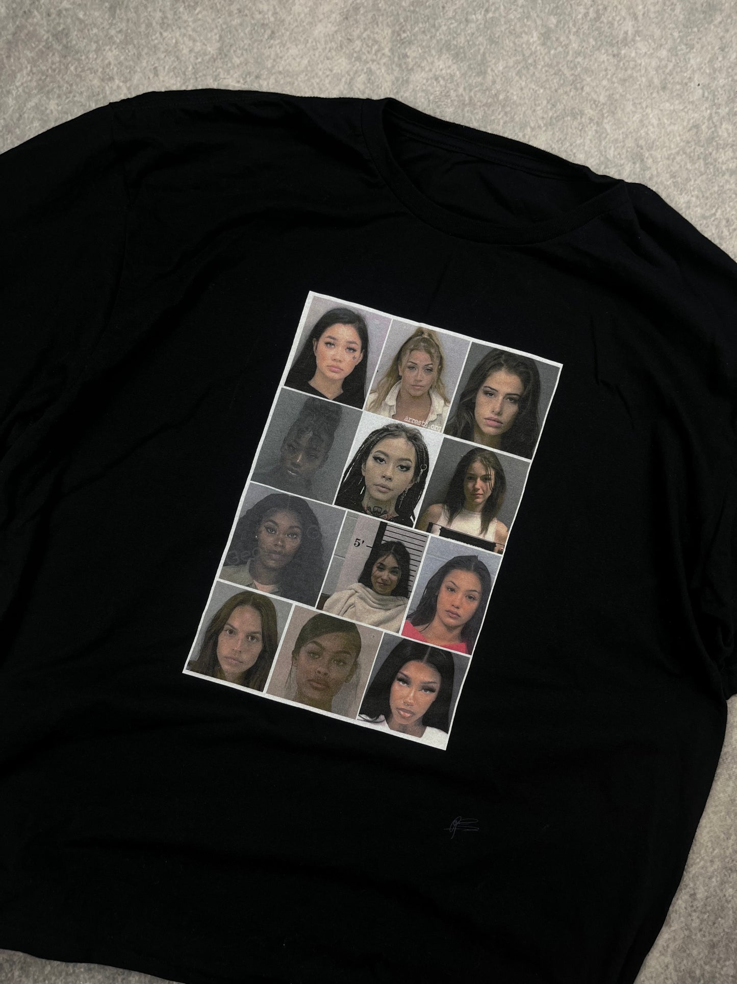 Mugshot Tee Black