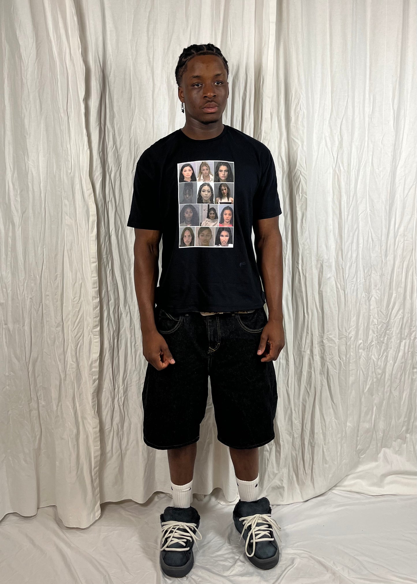 Mugshot Tee Black