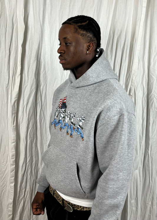 Rocky Runner Hoodie - Heather Grey
