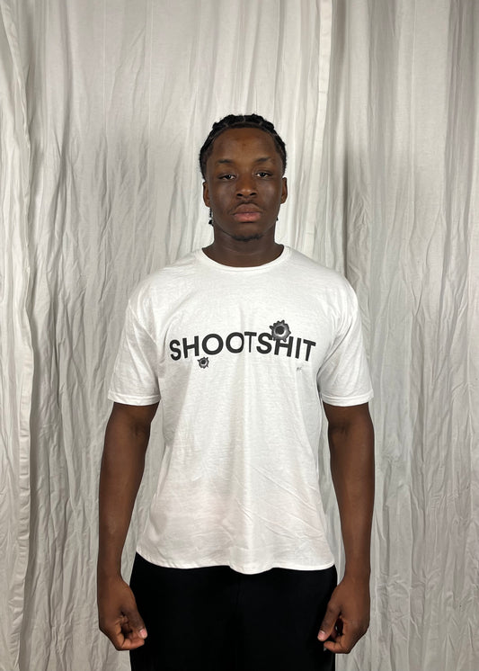 Shootshit Tee White