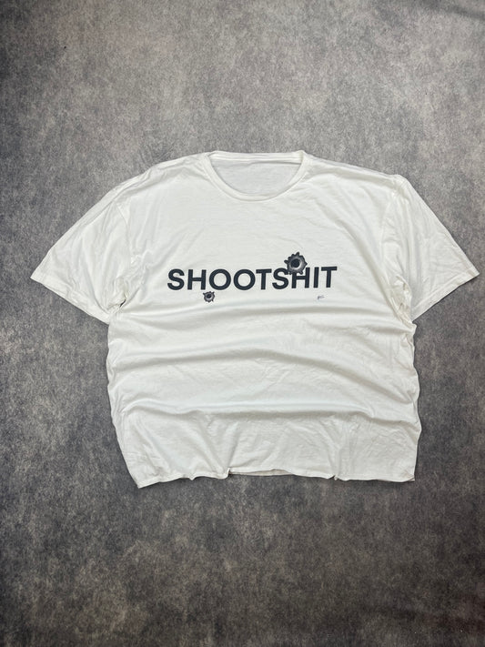 Shootshit Tee White