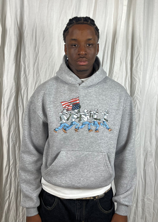 Rocky Runner Hoodie - Heather Grey