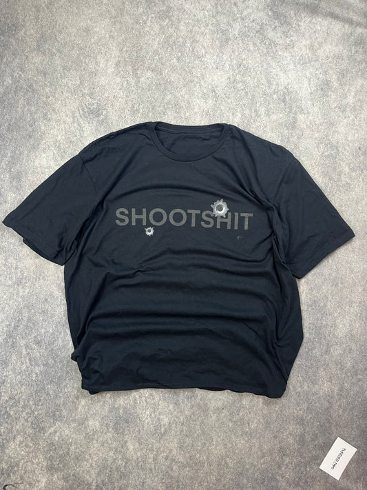 Shootshit Tee Black on Black