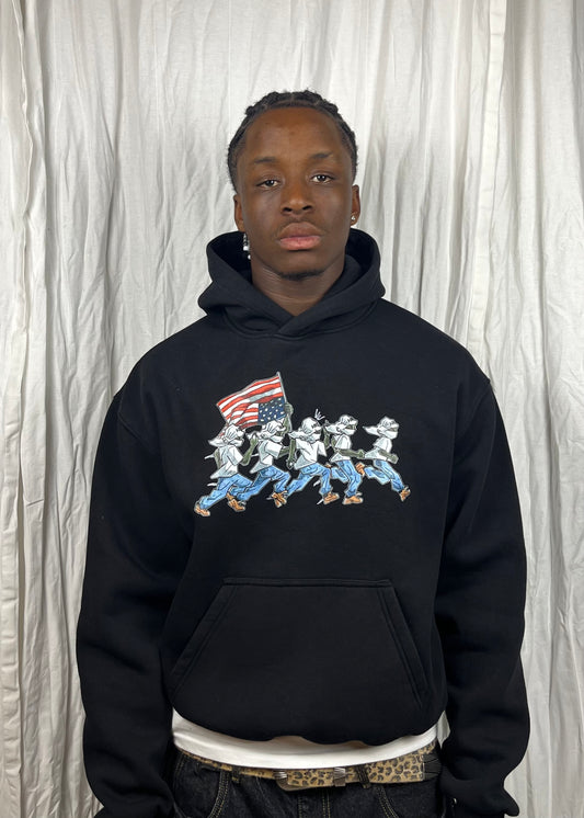 Rocky Runner Hoodie - Black